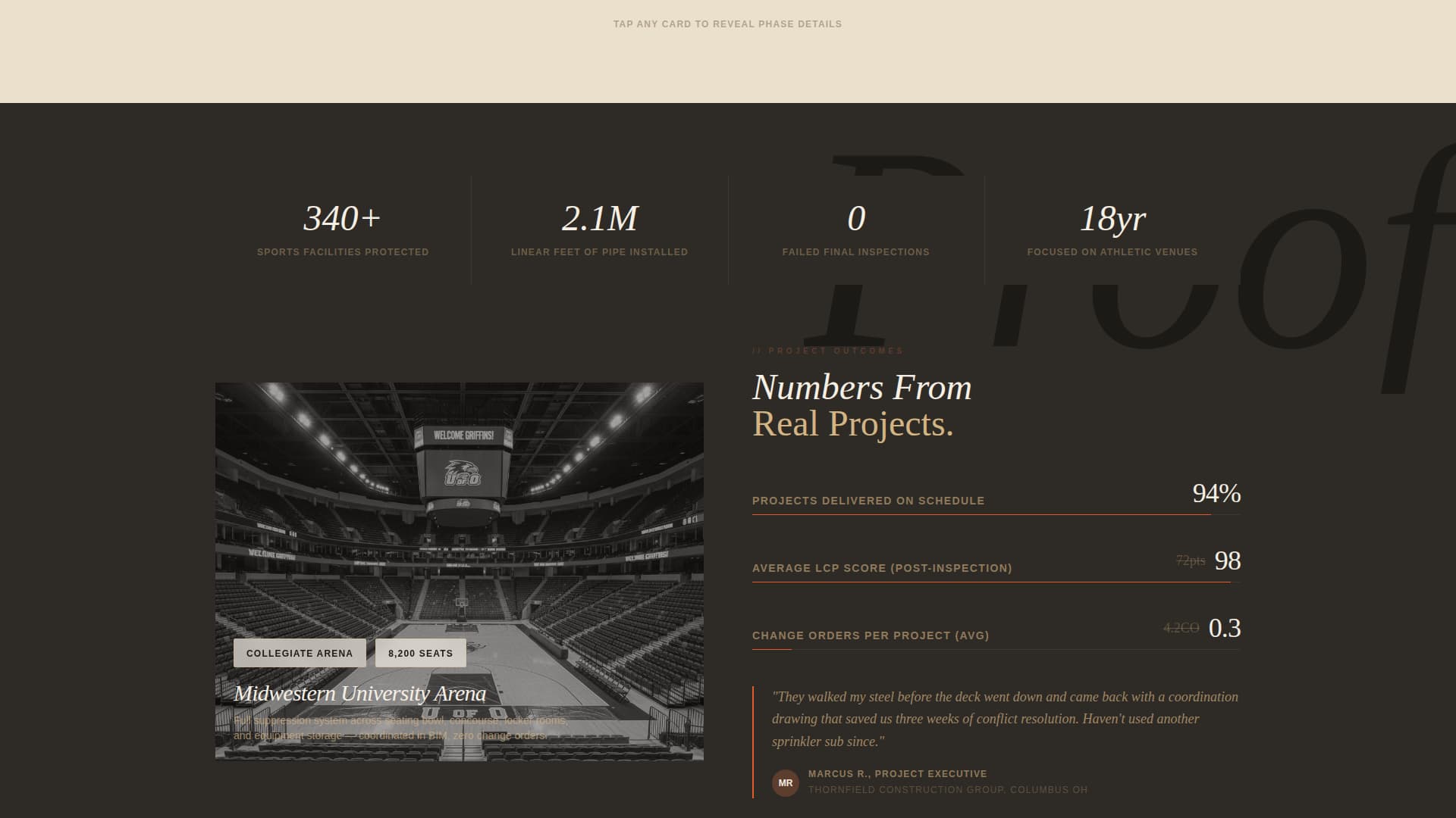Suppression - Trusted Sports Facility Landing Page Template