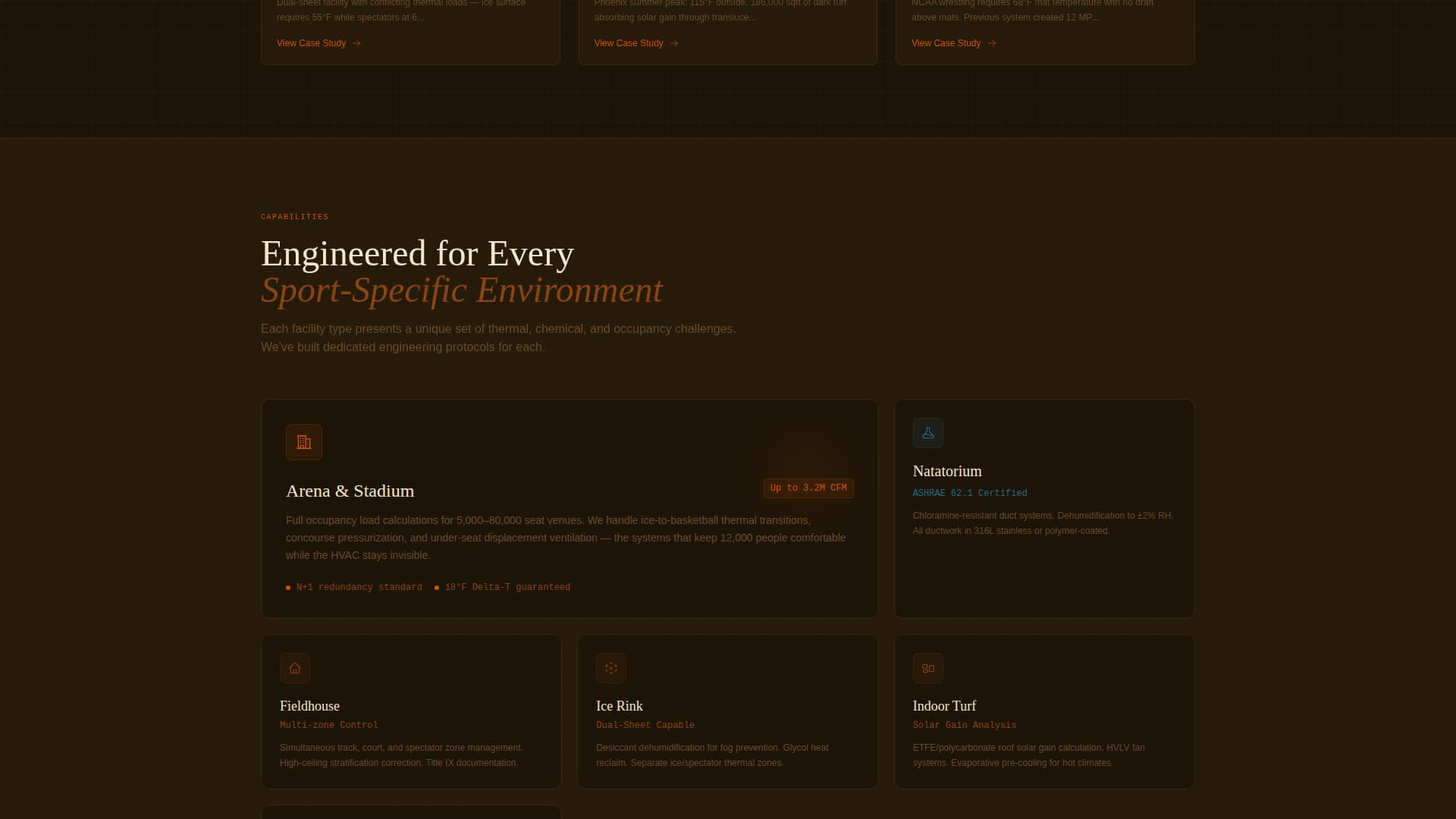 Airflow - Precision Sports Facility Landing Page Template