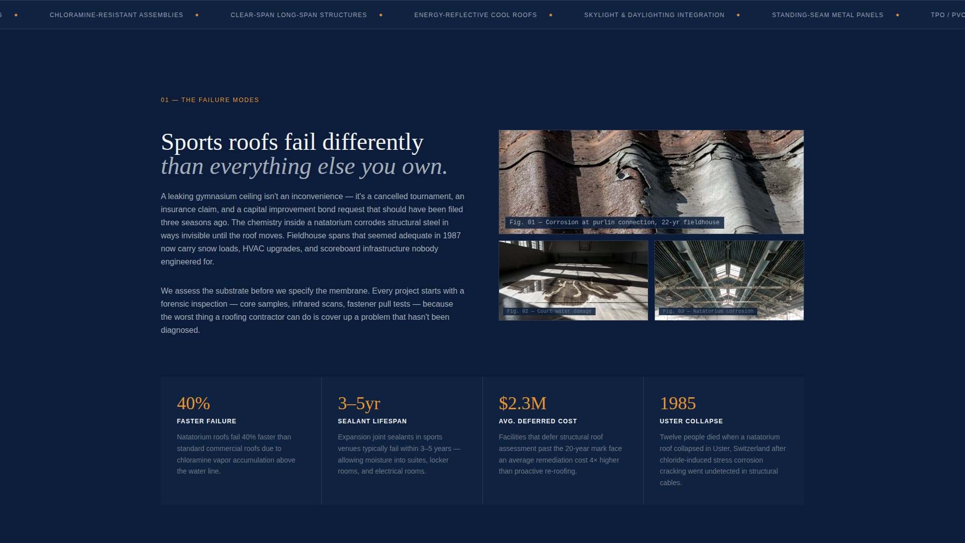 Canopy - Precision Sportsfacility Landing Page Template