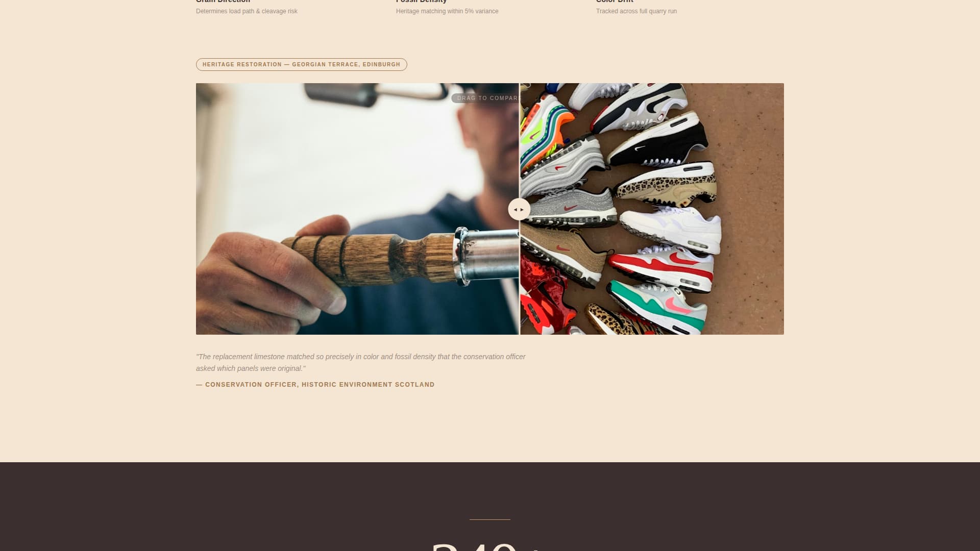 Quarry - Expert Stone Consultant Landing Page Template