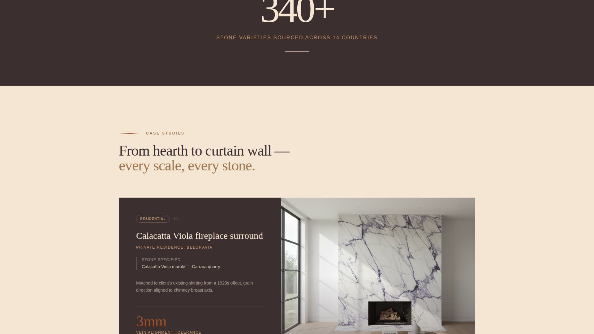 Quarry - Expert Stone Consultant Landing Page Template