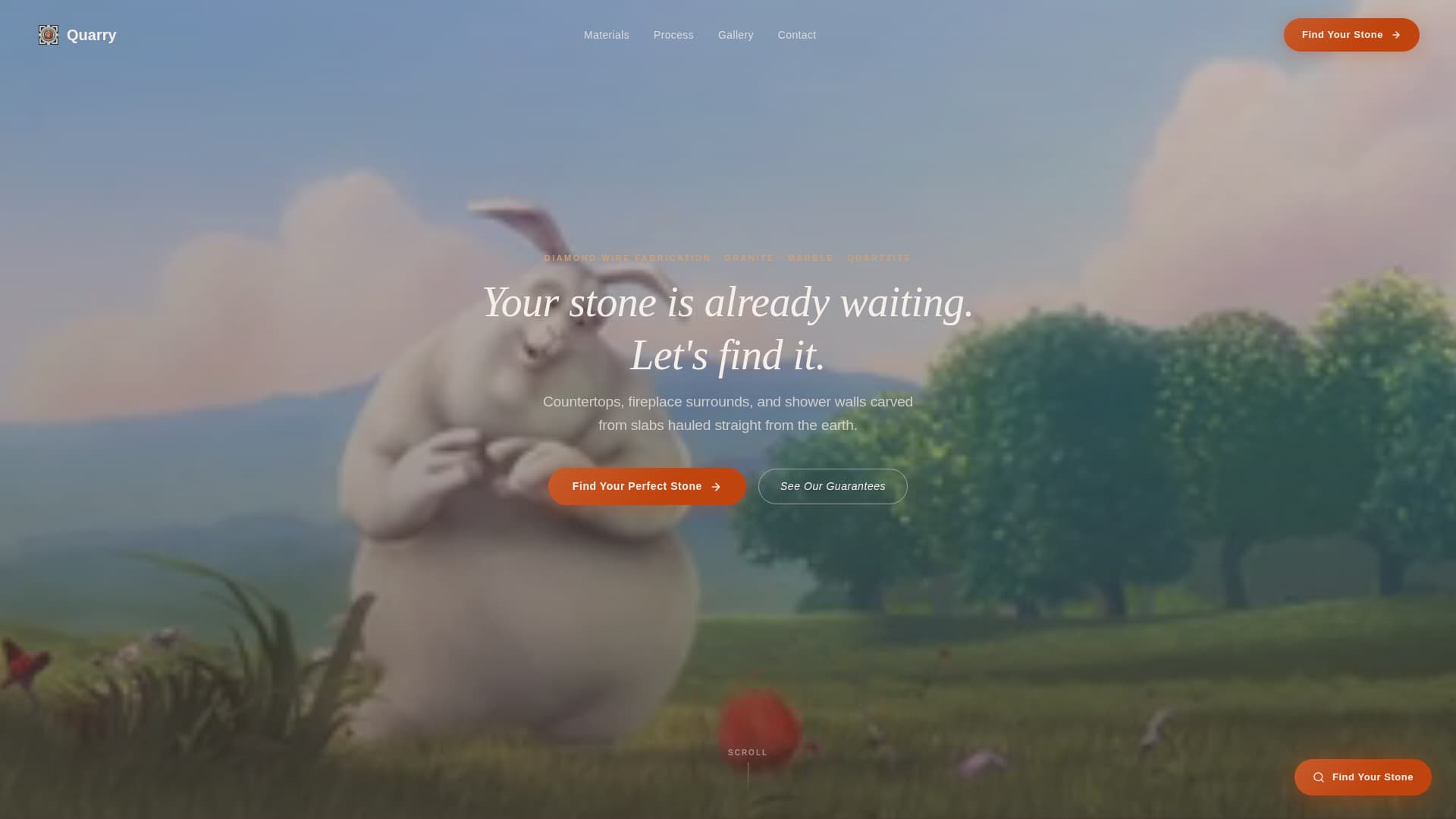 Quarry - Trusted Stone Fabricator Landing Page Template
