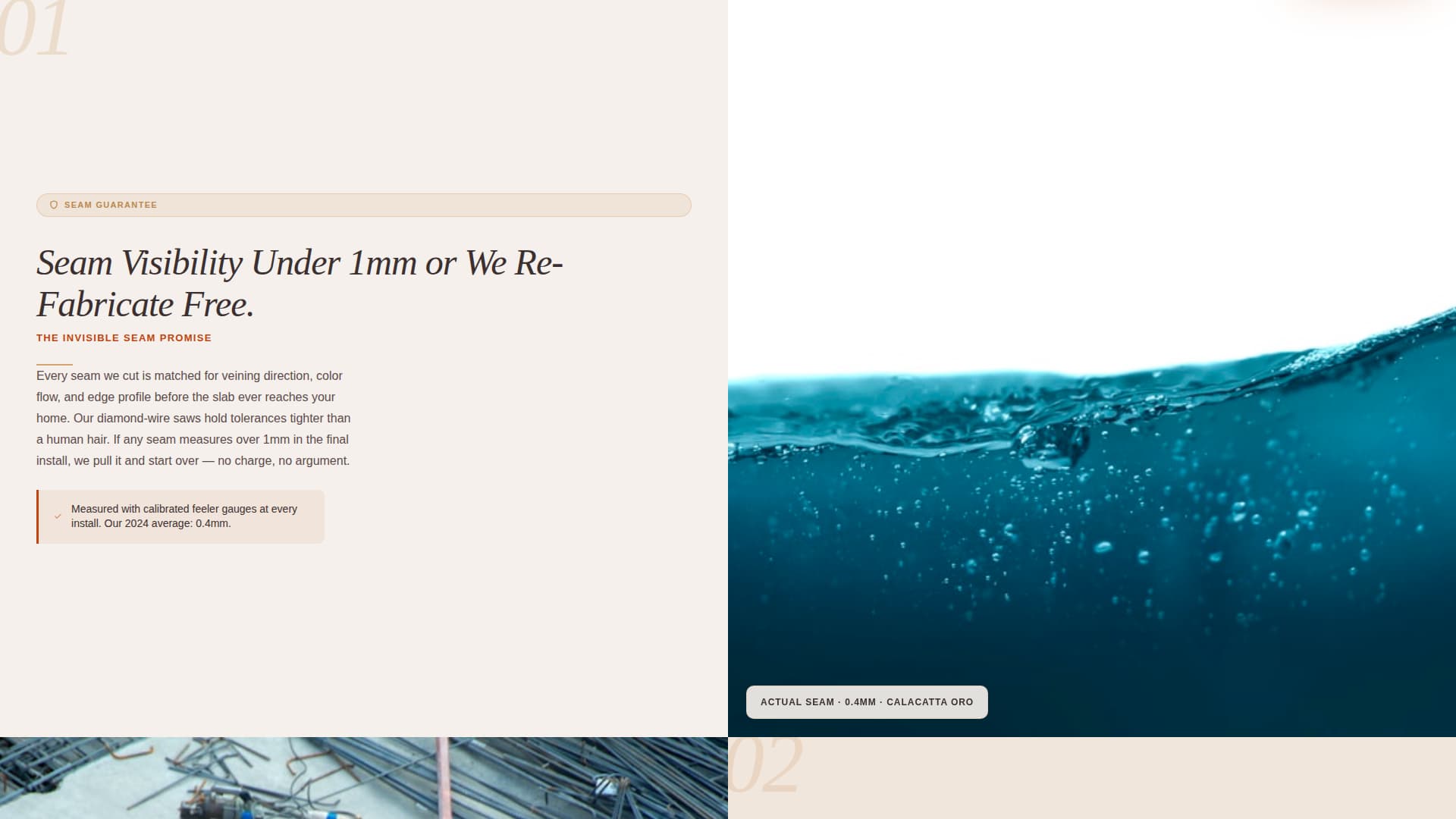 Quarry - Trusted Stone Fabricator Landing Page Template