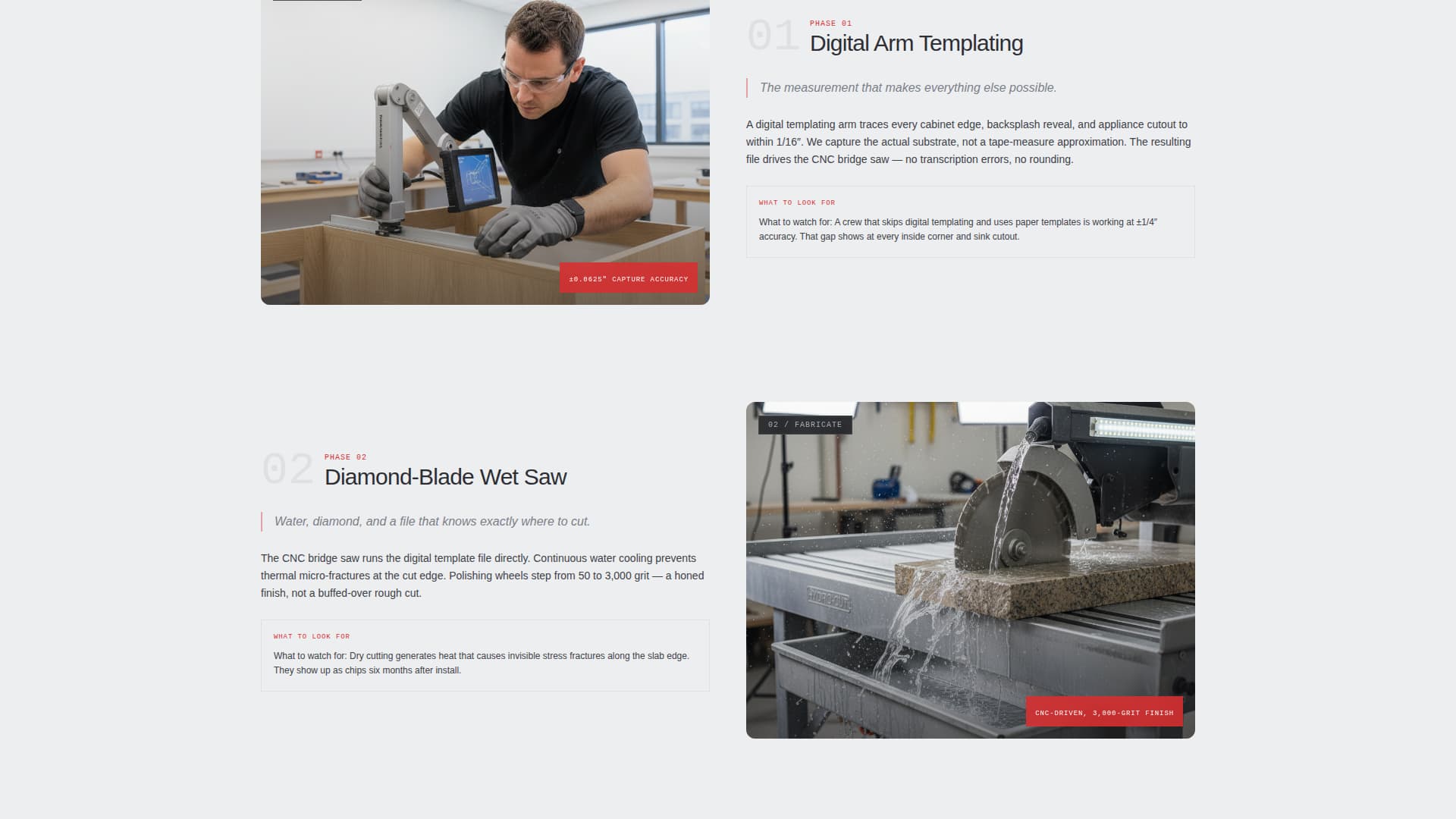 Slab - Precision Stone Installer Landing Page Template
