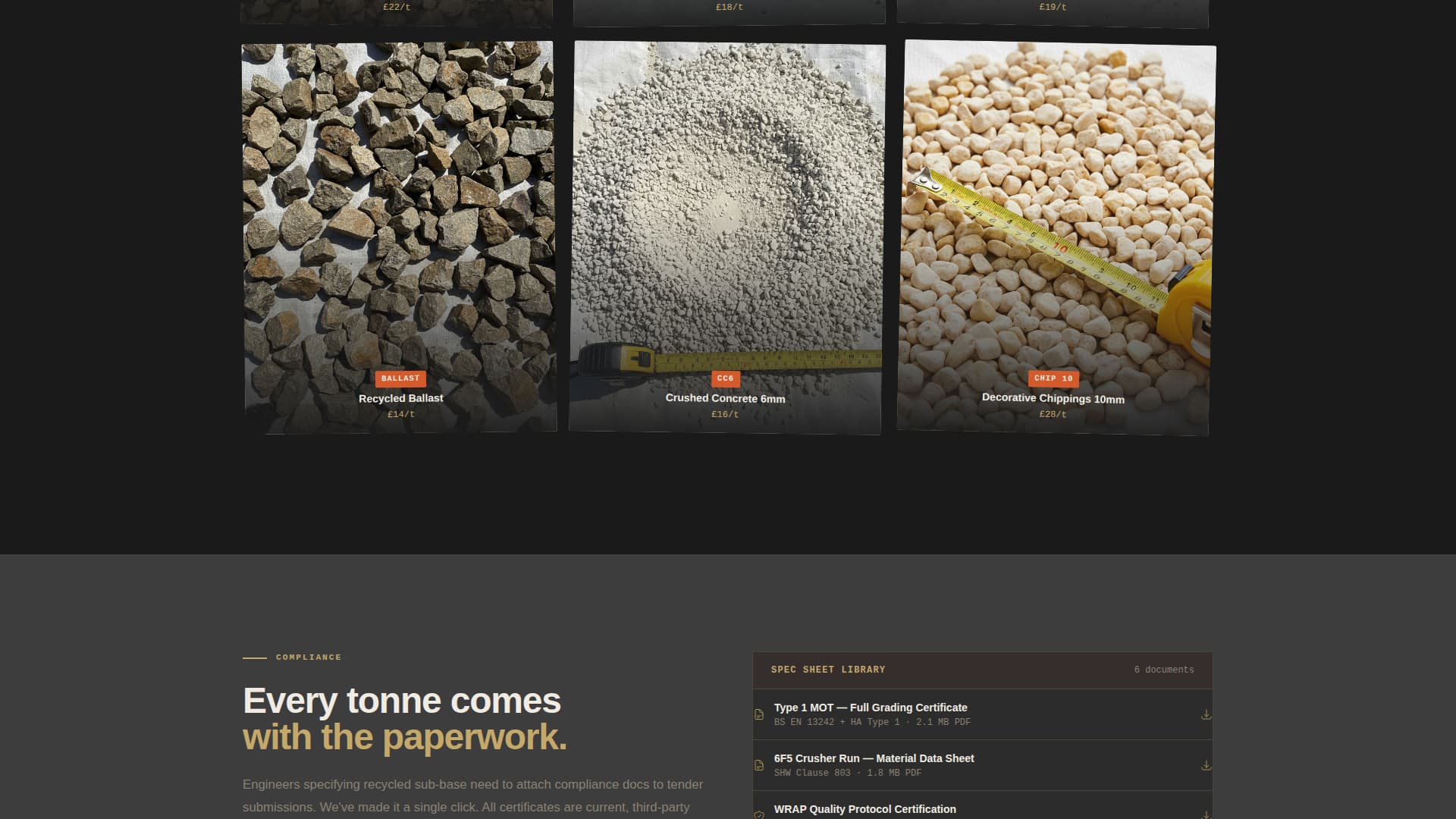 Crush - Reliable Recycler Landing Page Template