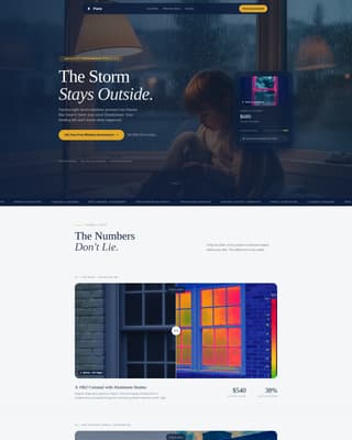 Pane - Precision Stormwindow Landing Page Template