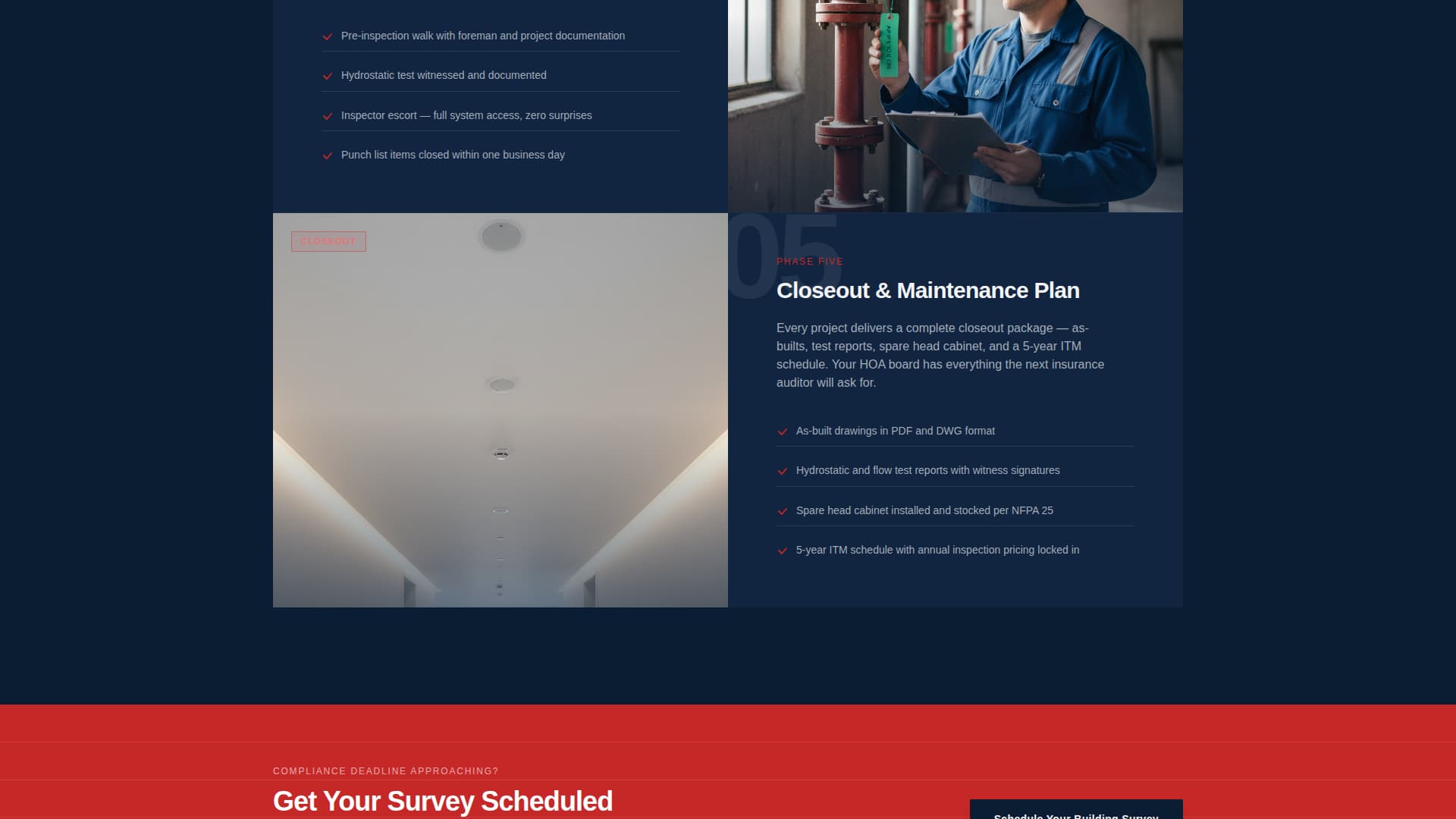 Suppress - Trusted Fire Protection Landing Page Template