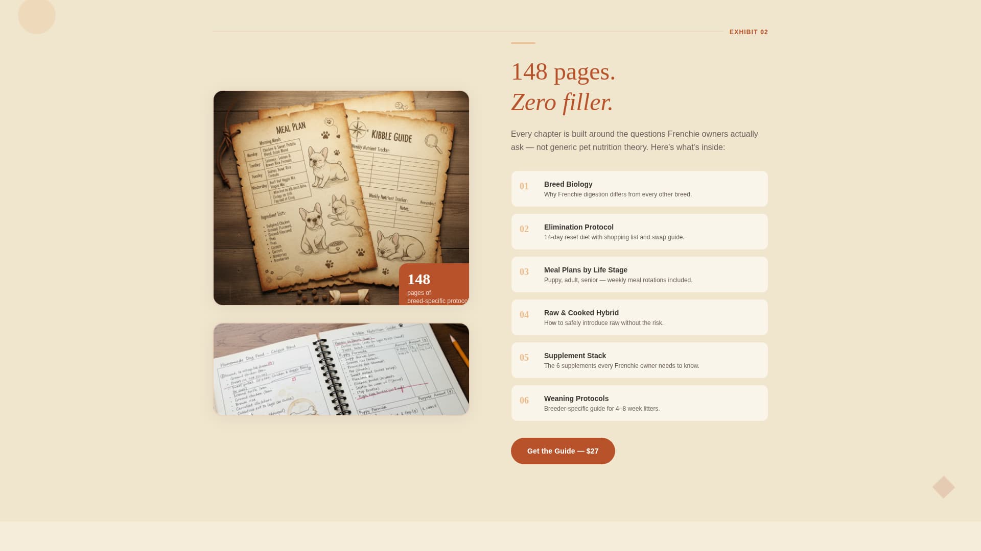Kibble - Trusted Frenchie Landing Page Template