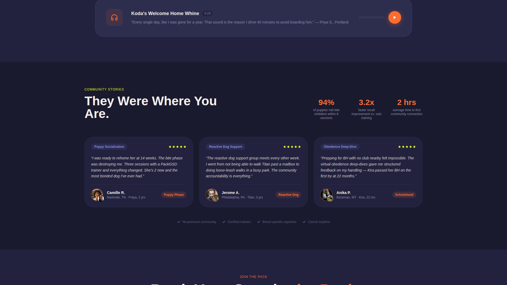 Dog Premium Booking Website Template