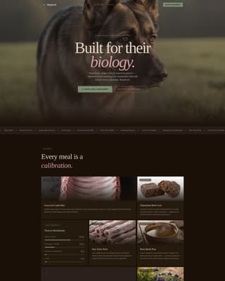 Dog Complete Booking Website Template