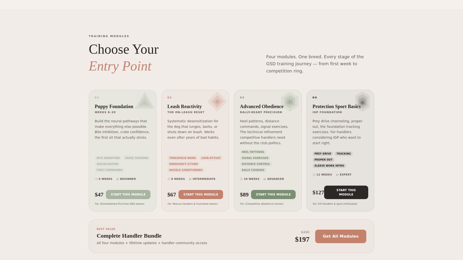 Dog Complete Professional Website Template