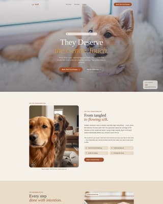 Dog Online Professional Website Template