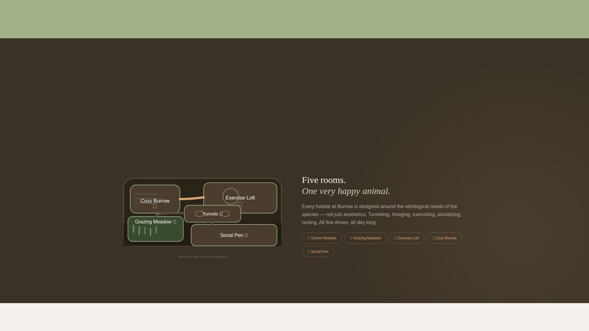 Burrow - Cozy Petboarding Landing Page Template