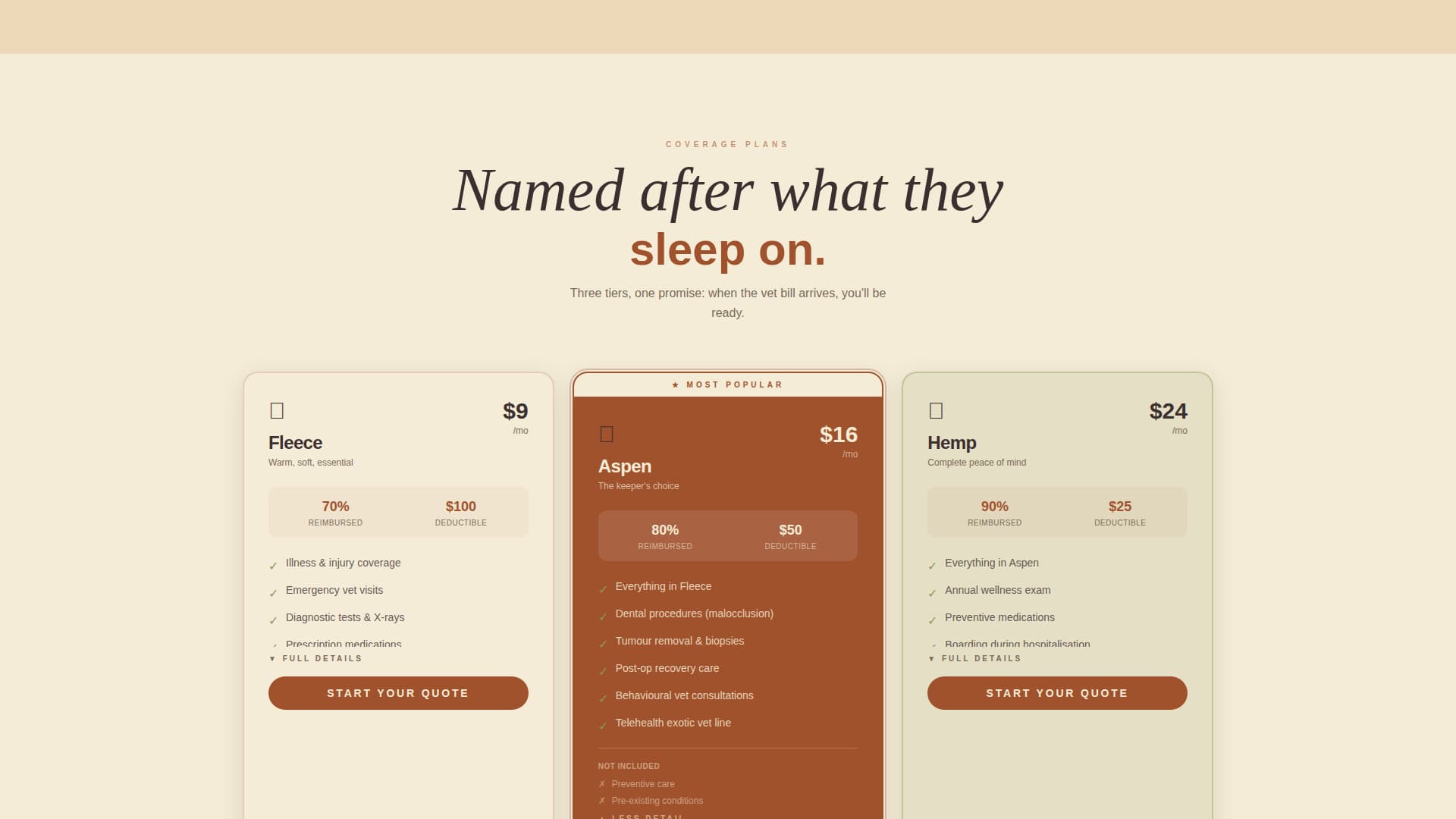 Burrow - Trusted Petinsurance Landing Page Template