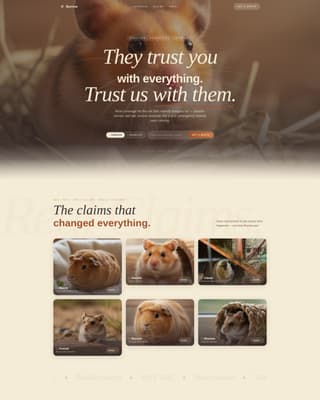 Burrow - Trusted Petinsurance Landing Page Template