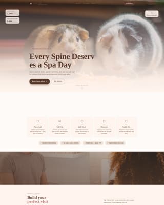 Quill - Charming Hedgehoggrooming Landing Page Template
