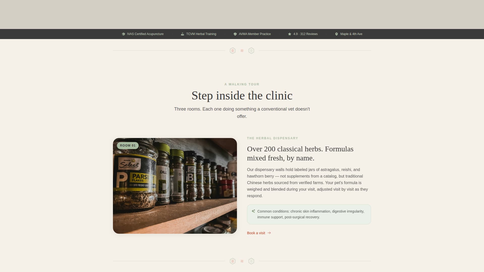 Pawprint - Holistic Veterinary Landing Page Template