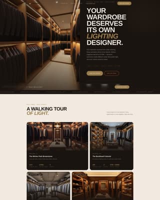 Filament - Radiant Closet Landing Page Template