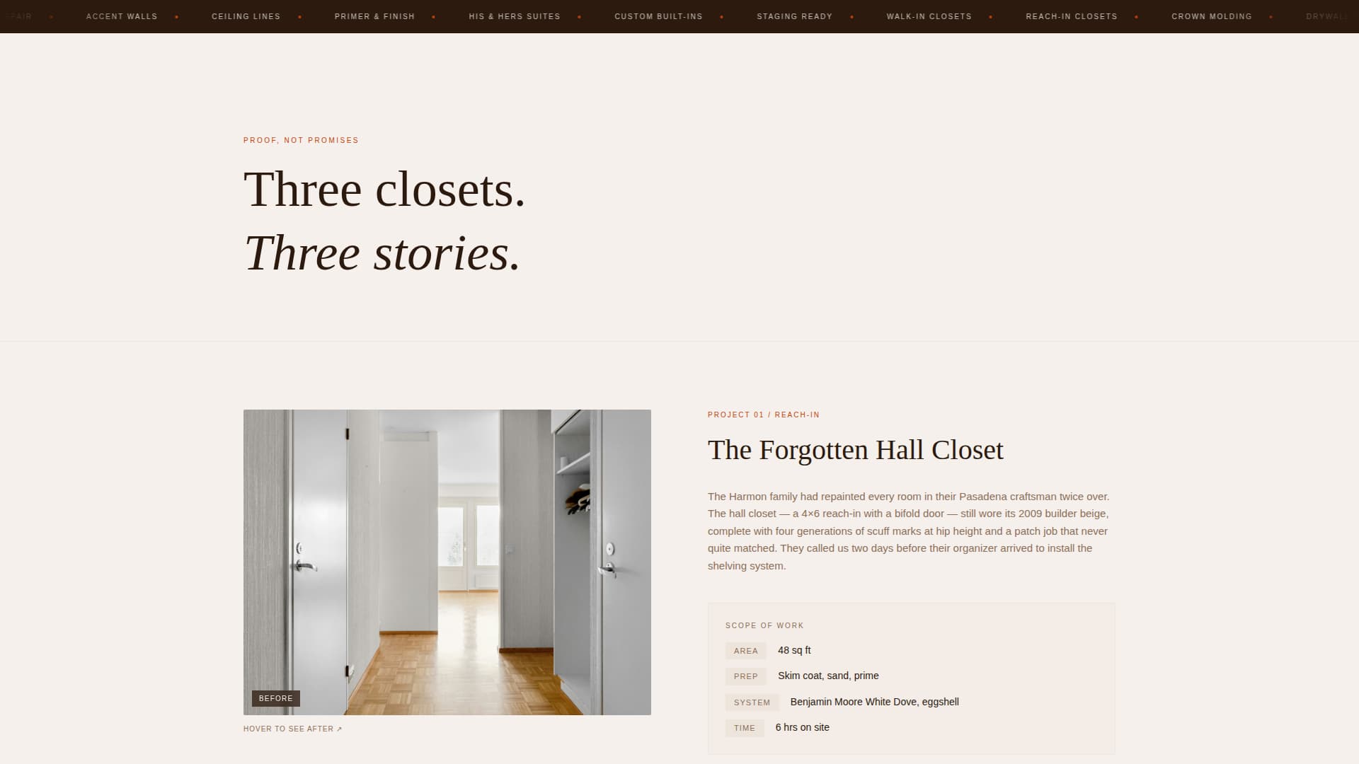Coat - Transformative Closet Landing Page Template
