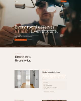 Coat - Transformative Closet Landing Page Template