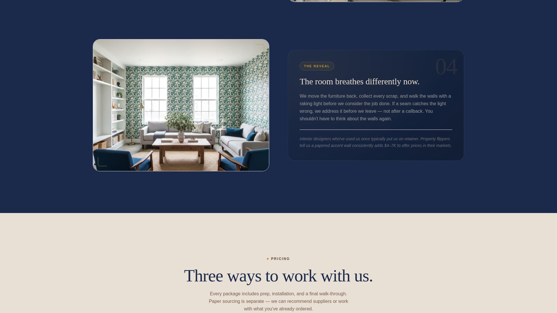 Hang - Trusted Wallpaper Landing Page Template