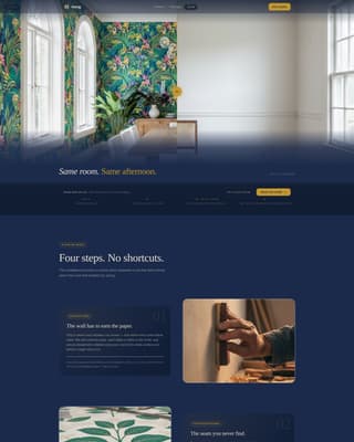 Hang - Trusted Wallpaper Landing Page Template