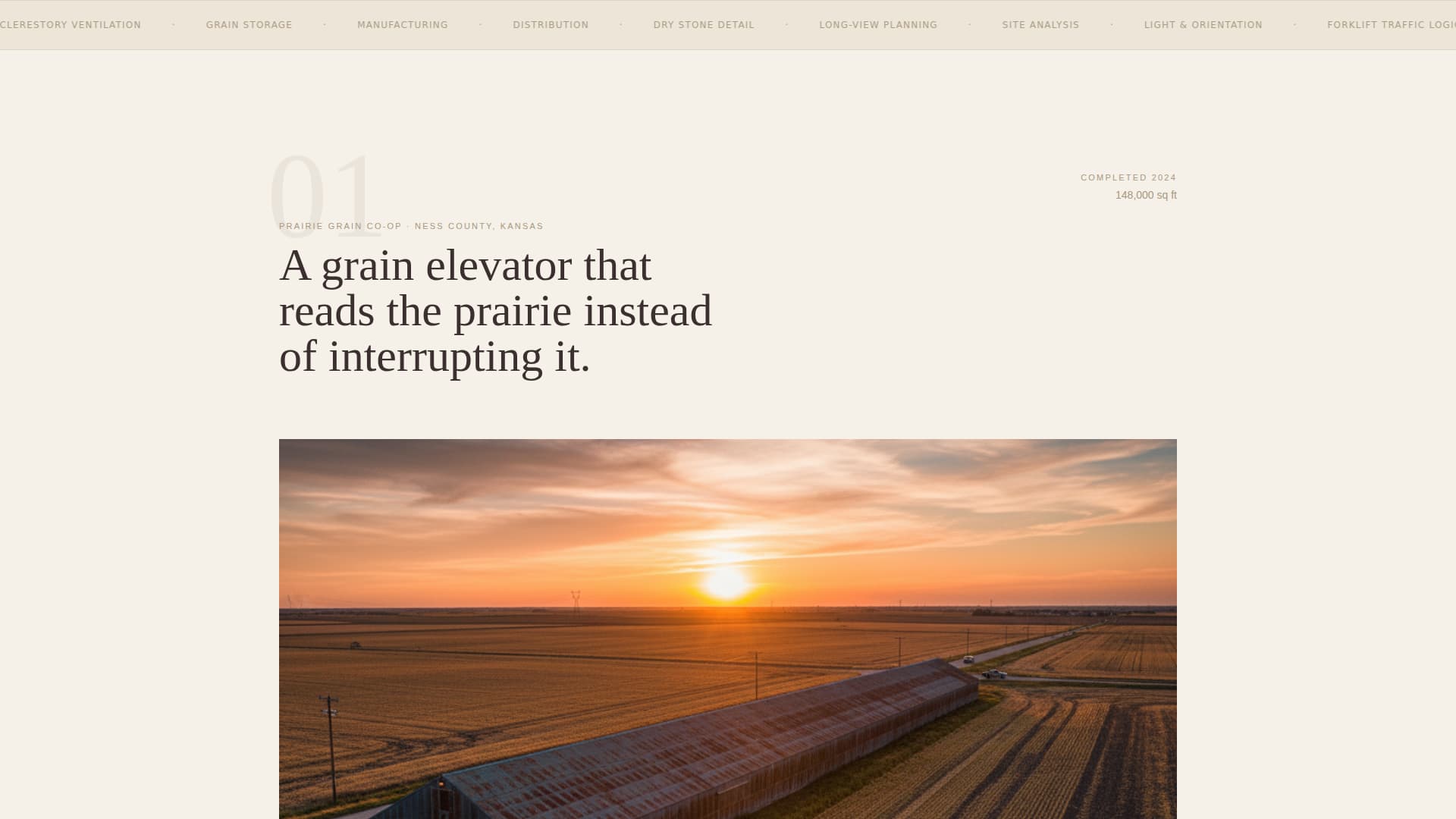 Silo - Reverent Warehouse Landing Page Template