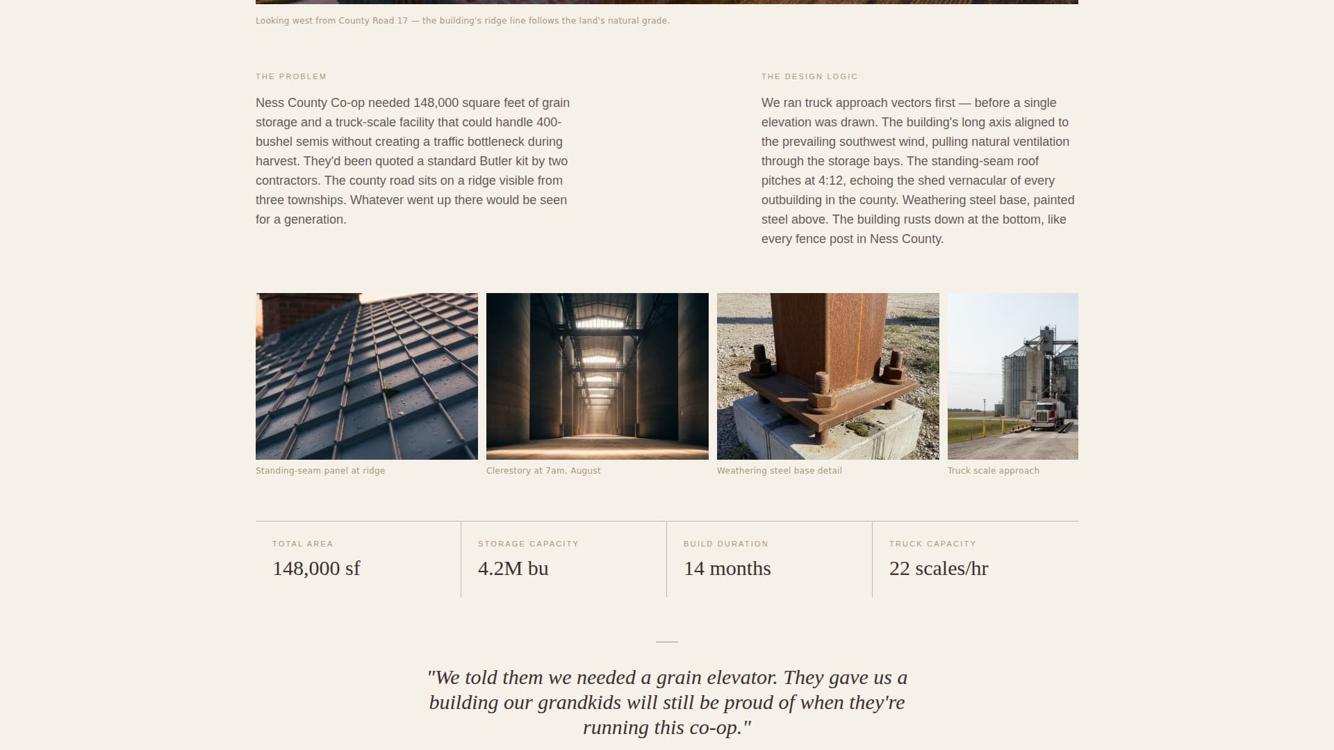 Silo - Reverent Warehouse Landing Page Template