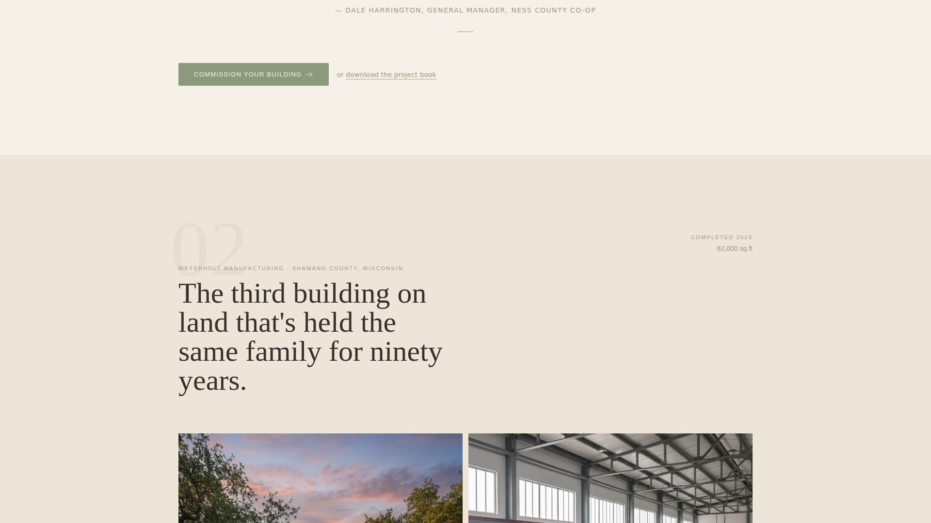 Silo - Reverent Warehouse Landing Page Template