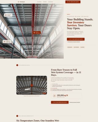 Fireguard - Reliable Fireprotection Landing Page Template