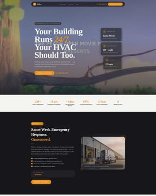 Warehouse - Modern & Landing Page Template