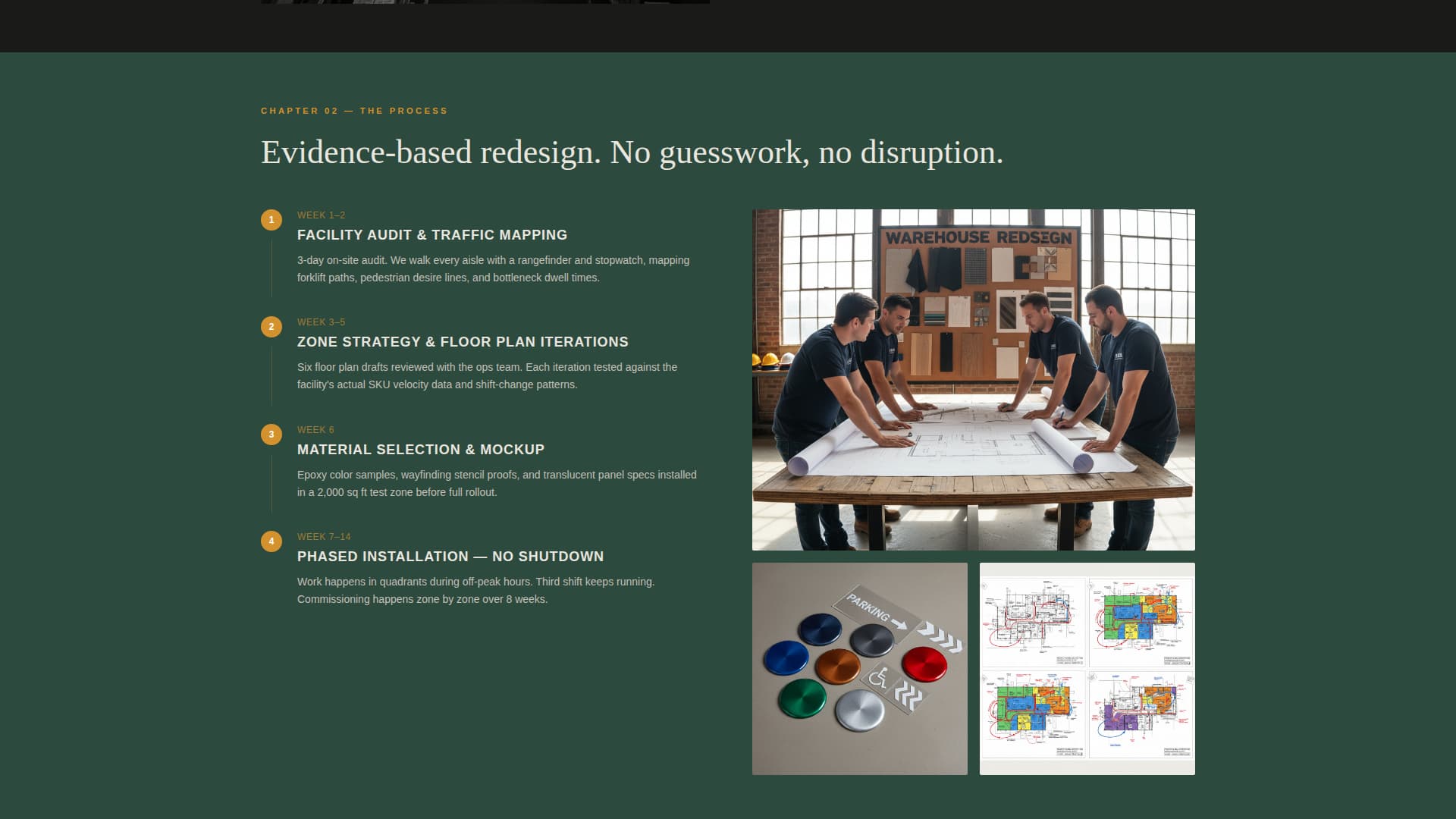 Forge - Industrial Warehouse Landing Page Template
