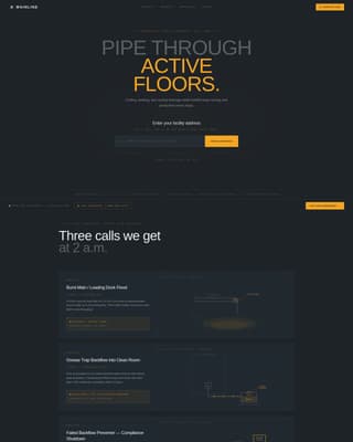 Mainline - Industrial Plumbing Landing Page Template