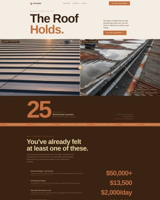 Deckplate - Trusted Roofing Landing Page Template