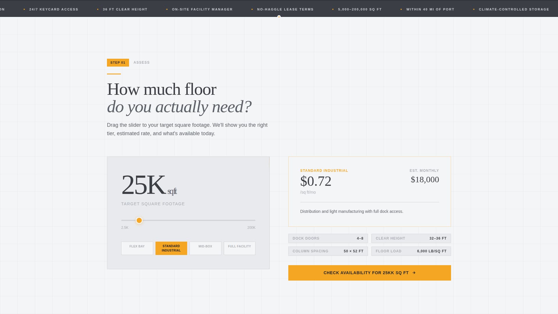 Lading - Industrial Warehouse Landing Page Template