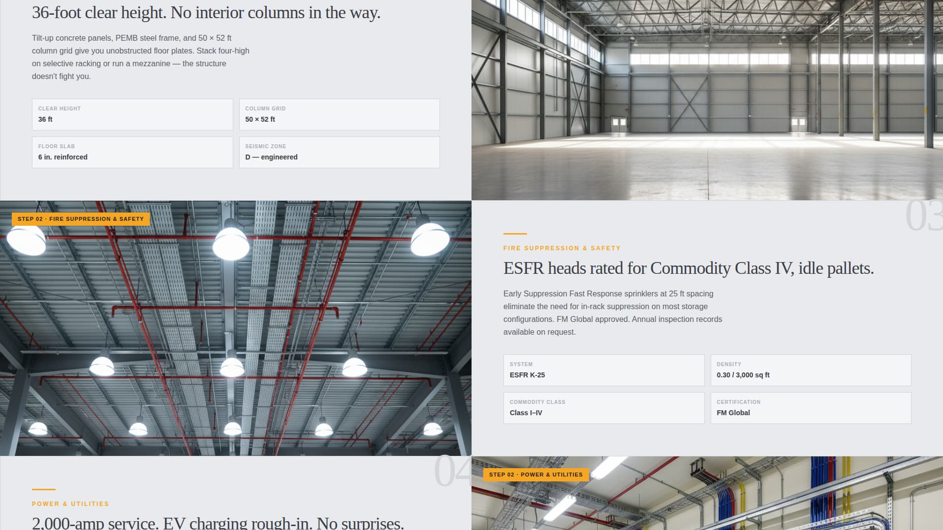 Lading - Industrial Warehouse Landing Page Template