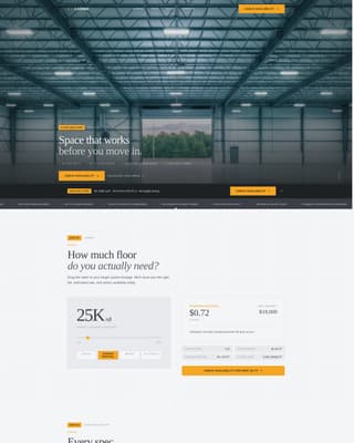 Lading - Industrial Warehouse Landing Page Template