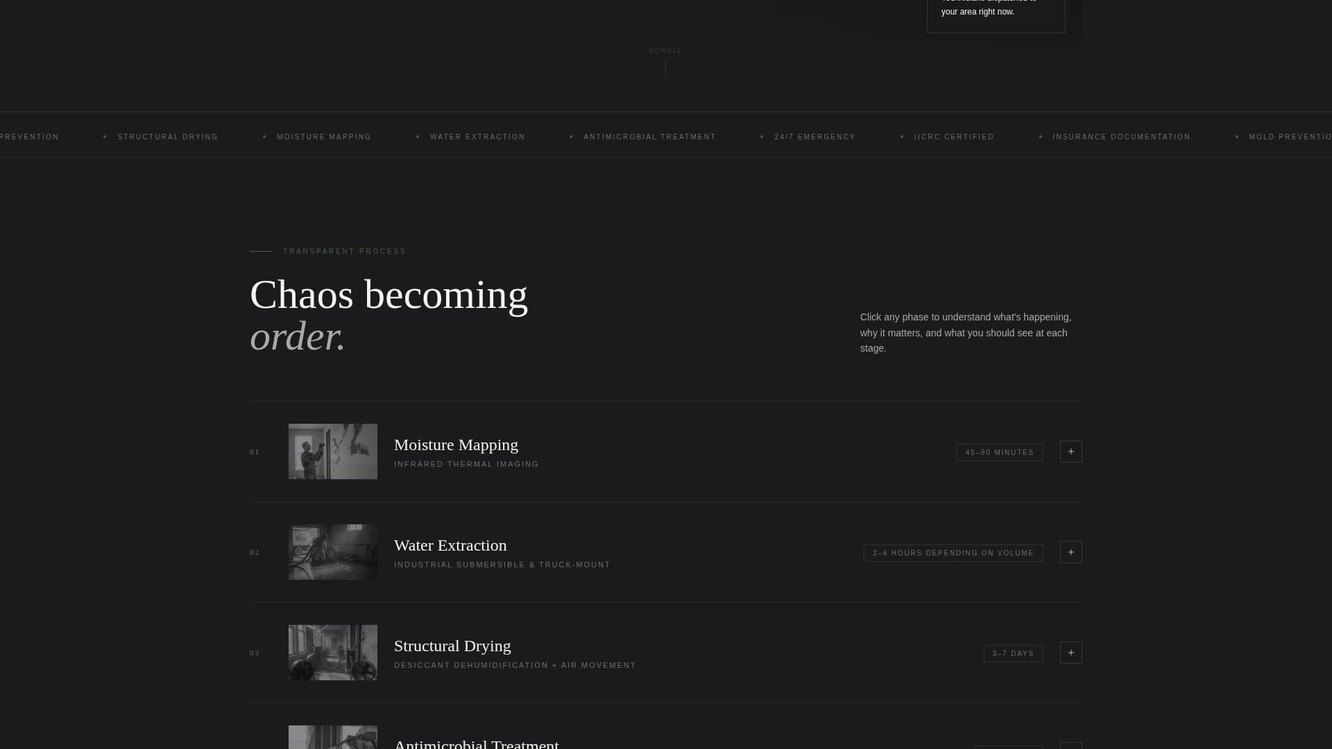 Restore - Rapid Water Damage Landing Page Template