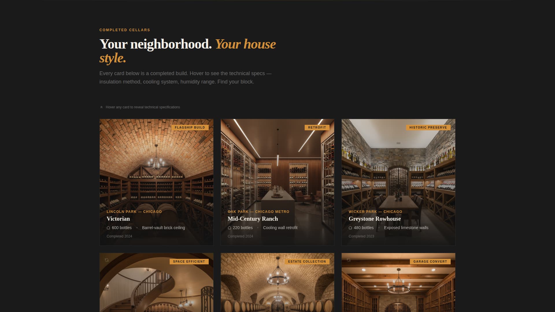 Cellar - Industrial Winecellar Landing Page Template