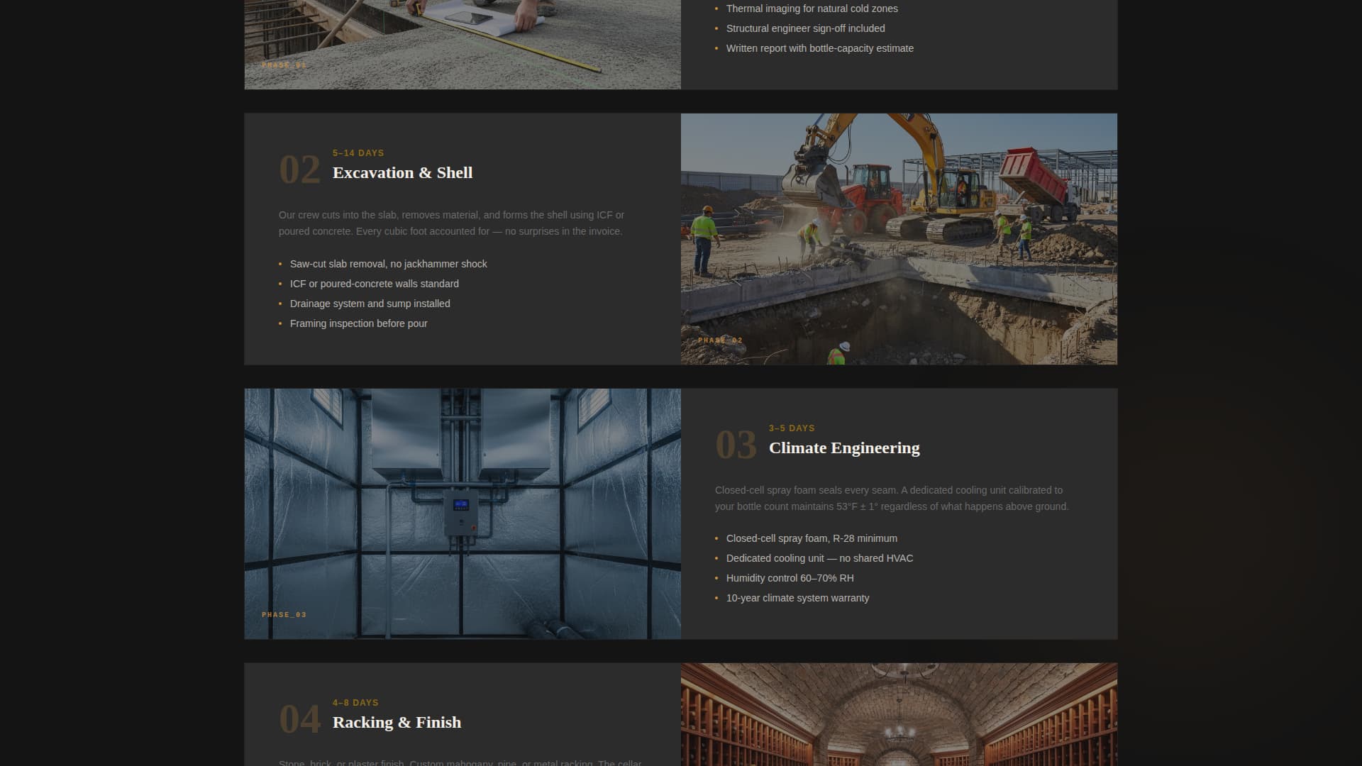 Cellar - Industrial Winecellar Landing Page Template