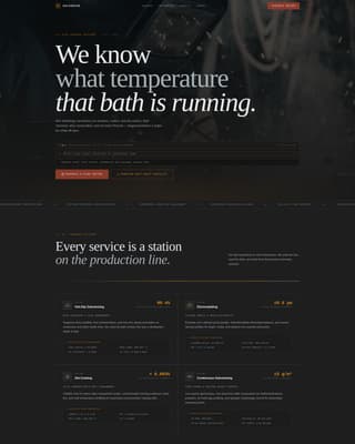 Galvanize - Expert Zincconsultancy Landing Page Template