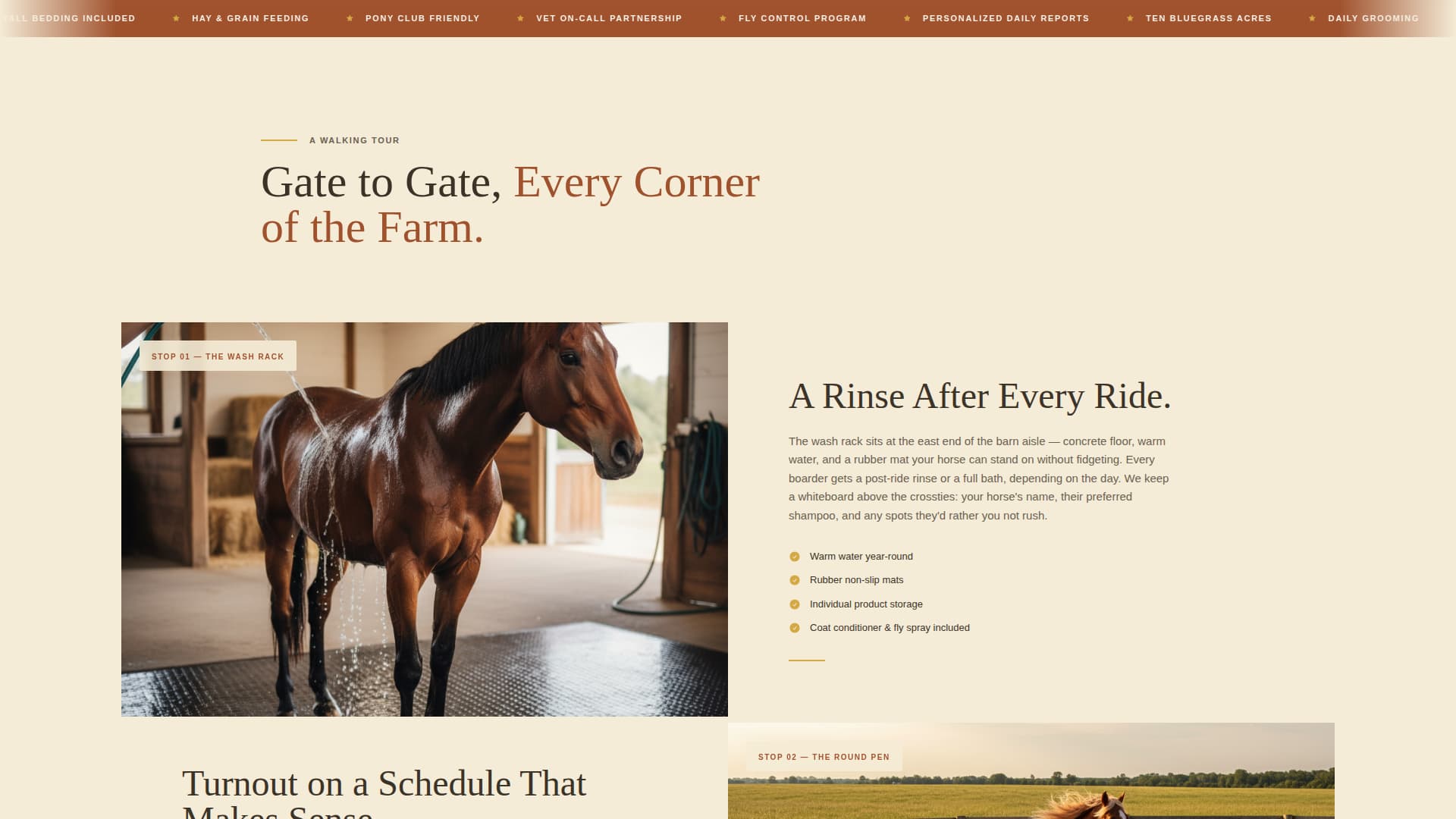 Paddock - Trusted Boarding Landing Page Template