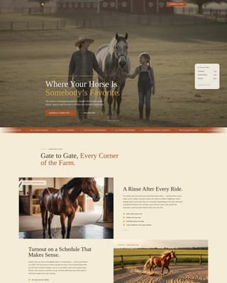 Paddock - Trusted Boarding Landing Page Template