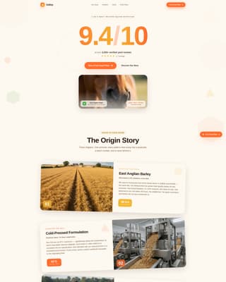 Gallop - Energizing Equine Landing Page Template