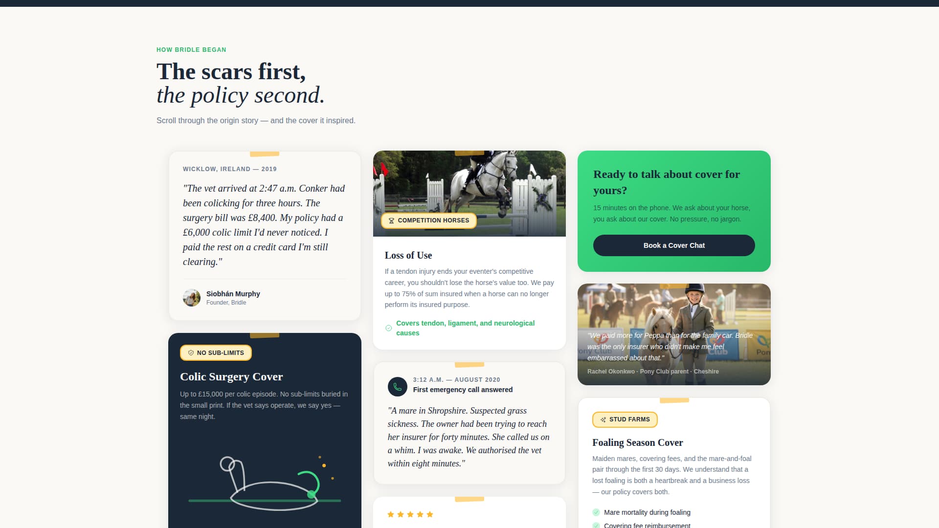 Bridle - Trusted Equine Landing Page Template