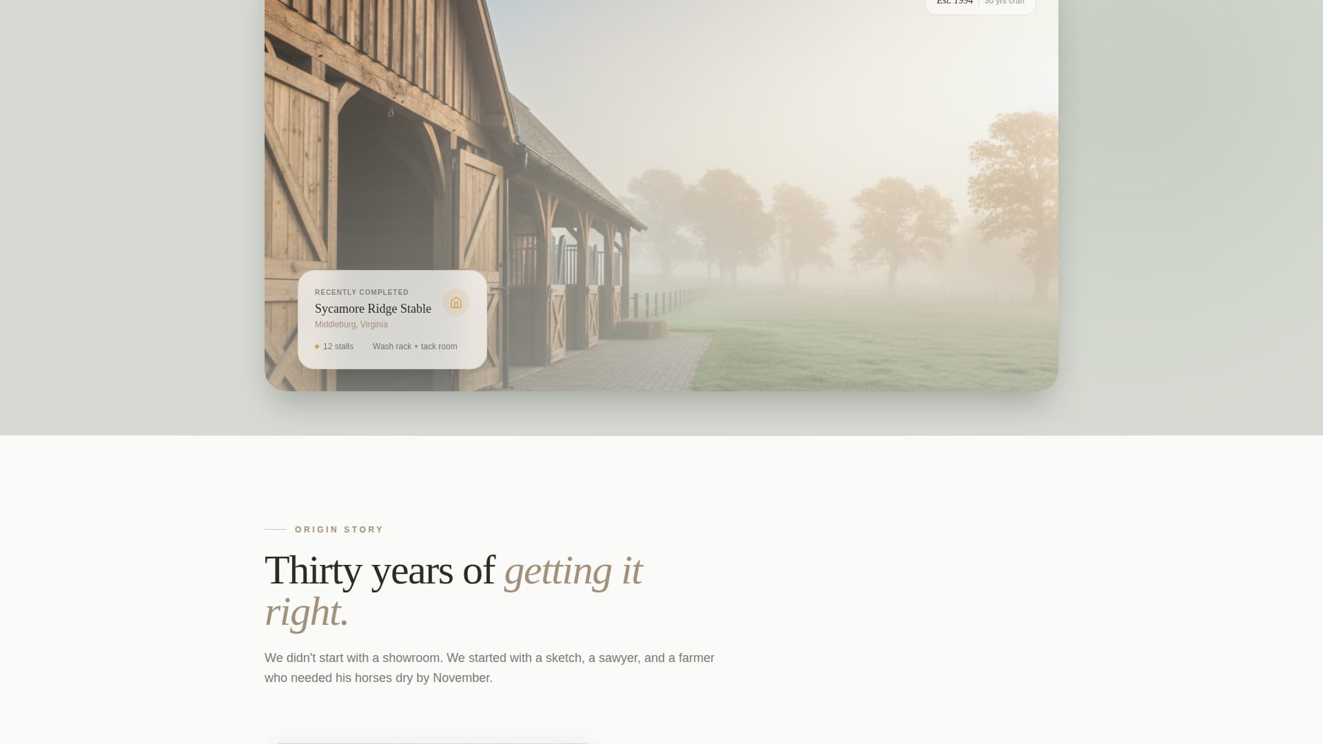 Paddock - Trusted Equestrian Landing Page Template