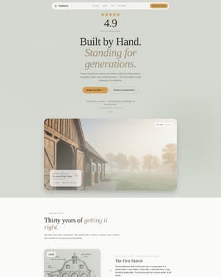 Paddock - Trusted Equestrian Landing Page Template