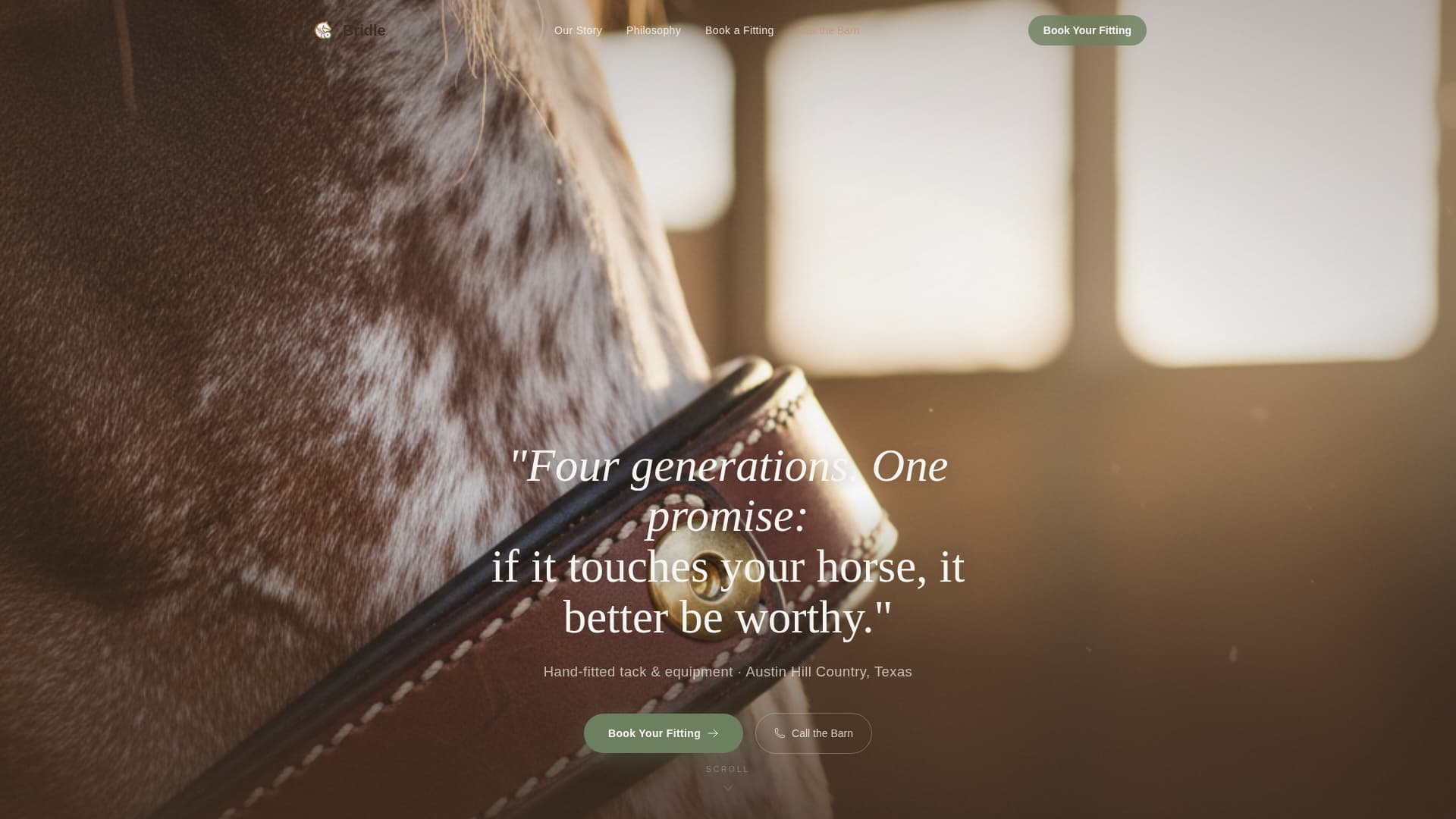 Bridle - Trusted Equestrian Landing Page Template