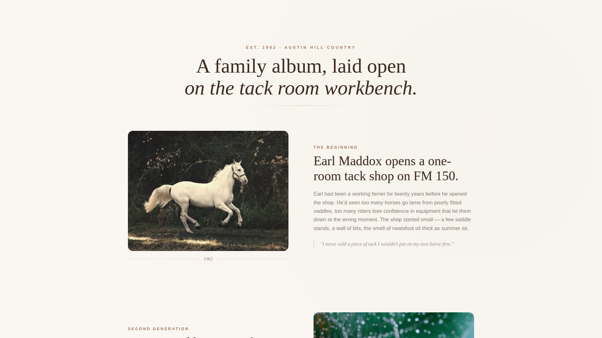Bridle - Trusted Equestrian Landing Page Template