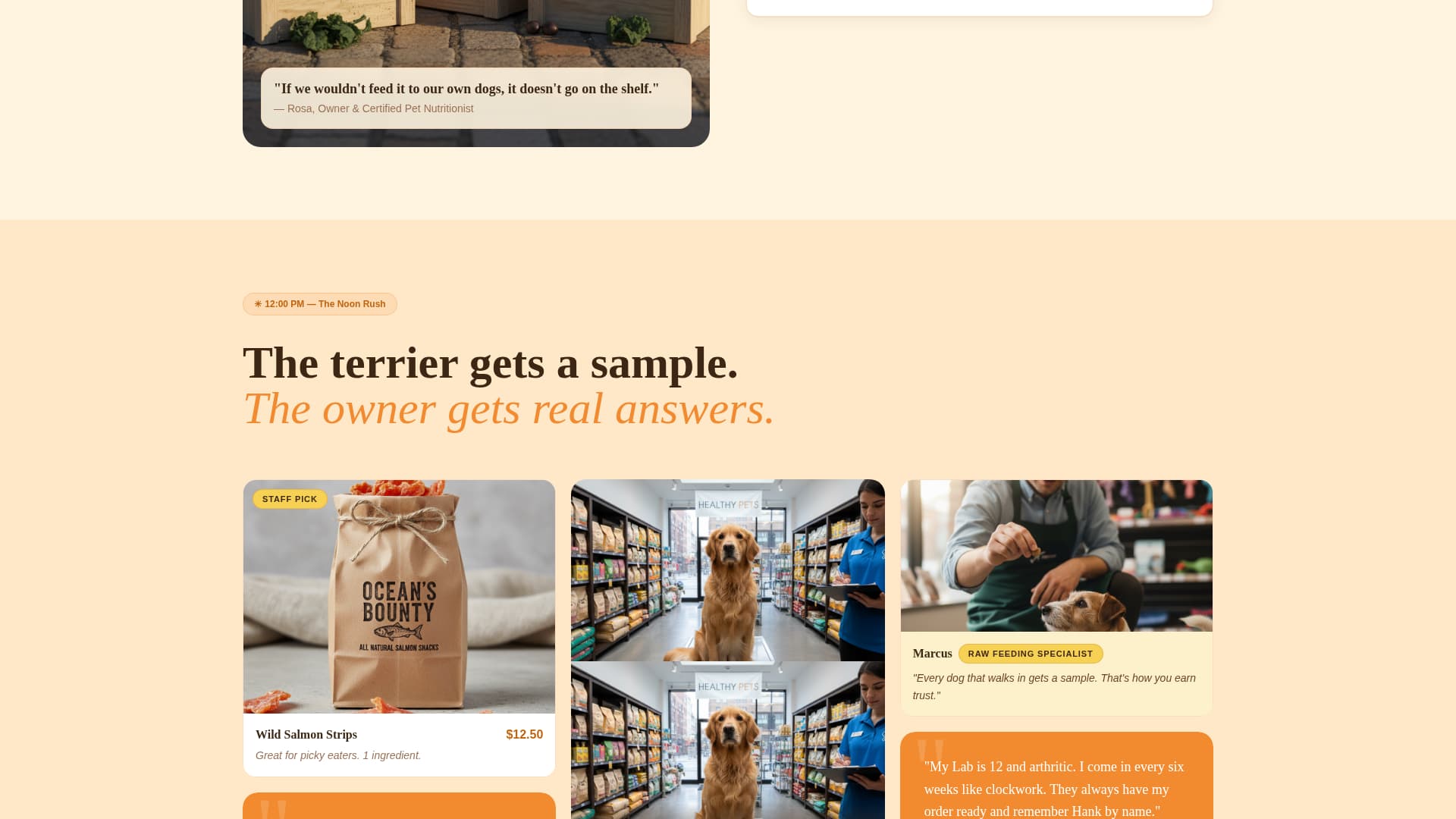 Kibble - Wholesome Petstore Landing Page Template